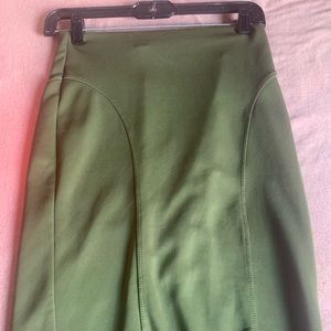 Green skirt